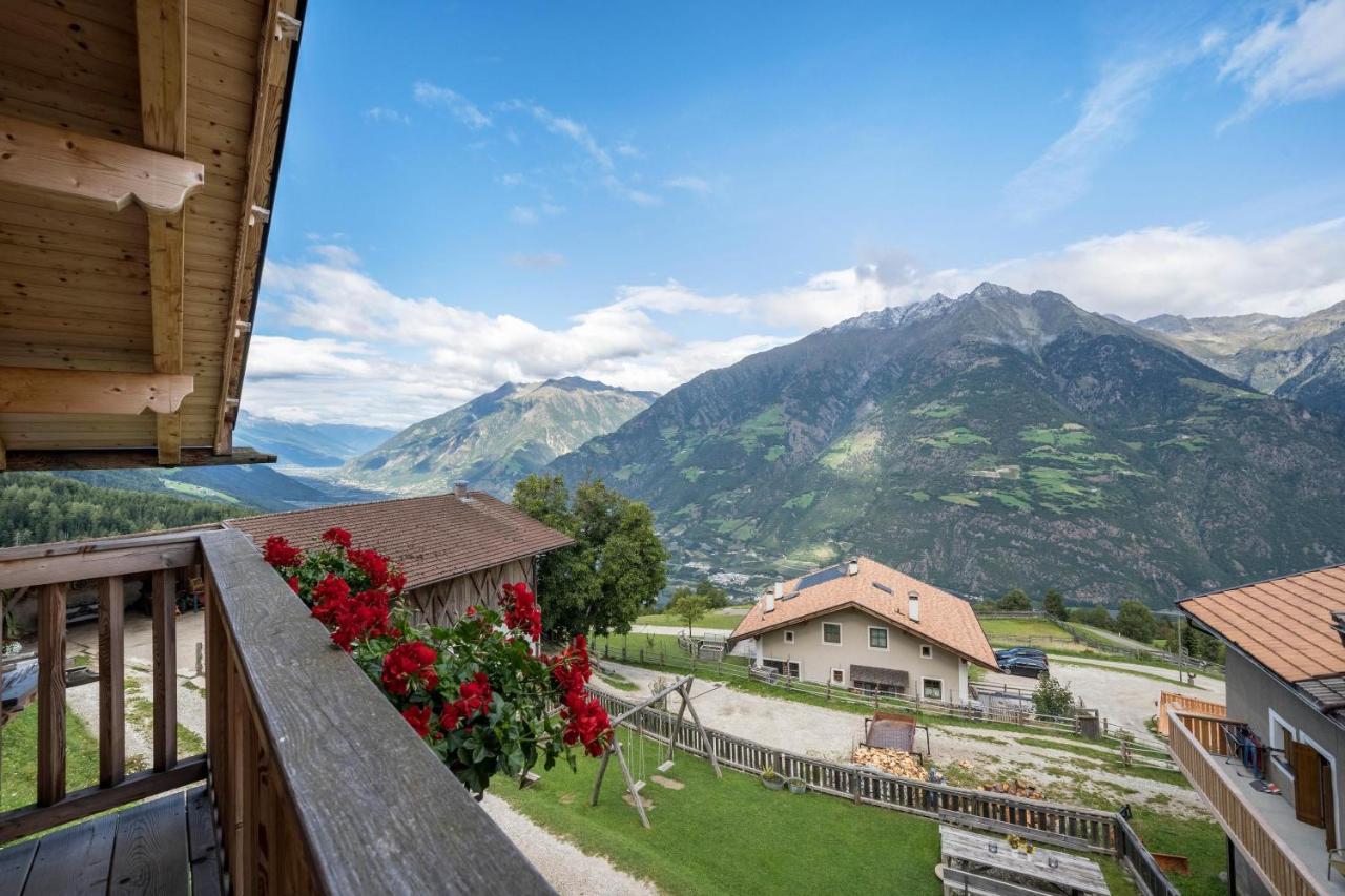 Vila Thaler-Hof Ferienhaus Fichtnhittl Lagundo Exteriér fotografie